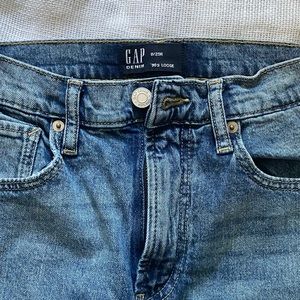 Gap High Rise 90s Loose Straight Leg, size 25R